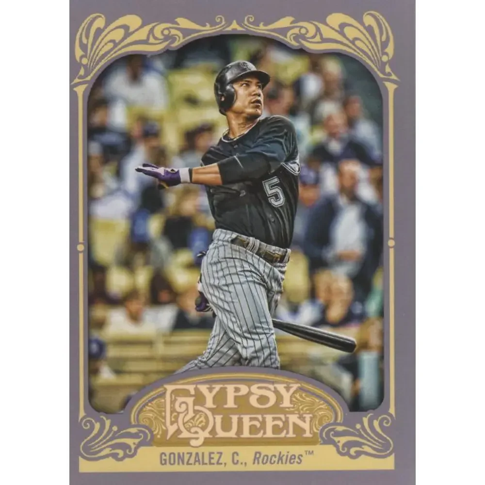 2012 Topps Gypsy Queen Carlos Gonzalez # 142a Colorado Rockies